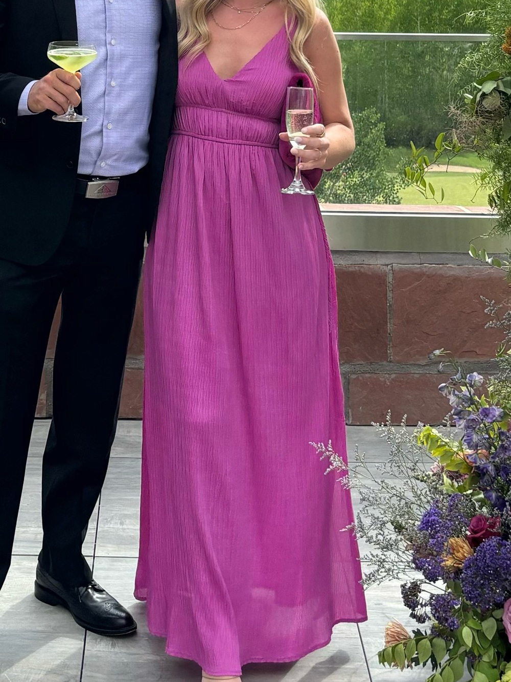 🩷 Hot Pink Evening Dress